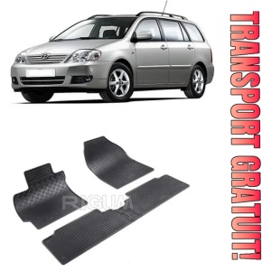 Toyota Corolla X, Sedan, fabricat din 2007 - 07.2013, E140/E150, set covorase auto dedicate, din cauciuc 100% Premium