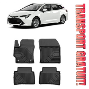Toyota Corolla XII E210 Din 03.2019 - Prezent, Combi , Set Covorase Auto Tip Tavita Premium 3D, din cauciuc