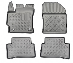 Toyota Corolla XII E210, Hatchback, Din 02.2019 - Prezent , Set Covorase Auto Tip Tavita Premium 3D, din cauciuc accesorii pentru autoturismul tau - masina v173251