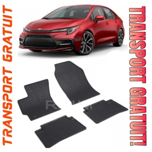 Toyota Corolla XII E210, Hatchback, fabricat din 02.2019 - Prezent, set covorase auto dedicate, din cauciuc 100% Premium