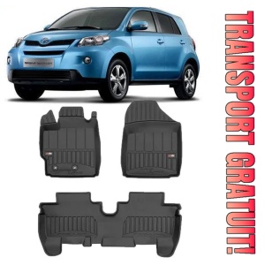 Toyota Urban Cruiser Din 04.2009 - 2014, Suv , Set Covorase Auto Tip Tavita Premium 3D, din cauciuc