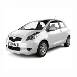Toyota Yaris I Din 1999 - 2005, Hatchback , Set Covorase Auto Tip Tavita Premium 3D, din cauciuc accesorii pentru autoturismul tau - masina v169357