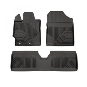 Toyota Yaris III Din 09.2011 - 08.2020, Hatchback , Set Covorase Auto Tip Tavita Premium 3D, din cauciuc accesorii pentru autoturismul tau - masina v168632