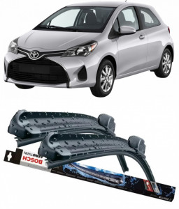 Toyota Yaris Set 2 stergatoare parbriz Bosch Bosch Aerotwin compatibile cu Toyota Yaris 2016 (60 cm / 34 cm) accesorii pentru autoturismul tau - masina v130958
