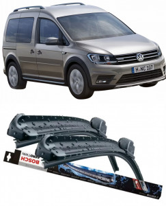 Volkswagen Caddy Alltrack Box Body/Mpv Set 2 stergatoare parbriz Bosch Aerotwin 600/475mm compatibile cu Volkswagen CADDY ALLTRACK Box Body/MPV (SAA) (2015-2020) (60 cm / 45 cm) accesorii pentru autoturismul tau - masina v116729