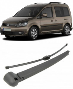 Volkswagen Caddy III Brat stergator pentru luneta spate cu lamela 410 mm, compatibil cu Volkswagen Caddy III Van fabricat intre 2004-2015, calitate extra accesorii pentru autoturismul tau - masina v93164