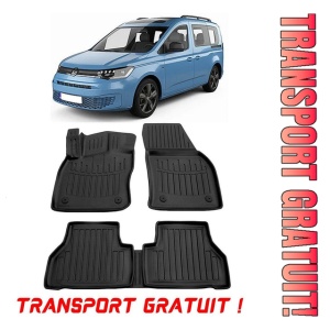 Volkswagen Caddy Iv (2020-2025) Set covorase auto cauciuc G.Modern Line 3D transport gratuit