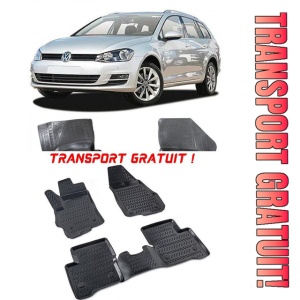 Volkswagen Golf 6 Combi 2008-2012 Set 4 covorase auto din cauciuc tip tavita premium line 3D - Transport Gratuit!