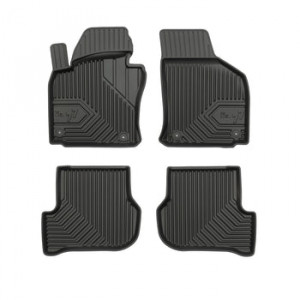 Volkswagen Golf 6 Din 06.2007 - 09.2012, Hatchback , Set Covorase Auto Tip Tavita Premium 3D, din cauciuc accesorii pentru autoturismul tau - masina v167762