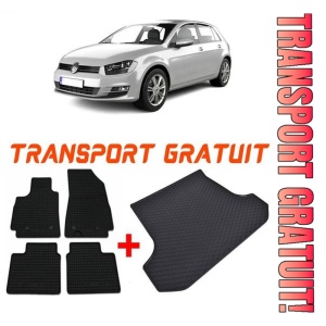 Volkswagen Golf 7 Sportsvan din 05.2014 - 12.2020 Van *2 , Set Covorase + tavita portbagaj auto