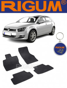 Volkswagen Golf 7 Sportsvan, Van, fabricat din 05.2014 - 12.2020, set covorase auto dedicate, din cauciuc 100% Premium accesorii pentru autoturismul tau - masina v161366