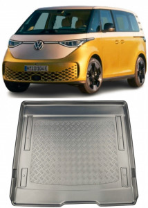 Volkswagen ID. Tavita pentru portbagaj compatibila Volkswagen ID. Buzz fabricatie 05.2022 - prezent, caroserie van, 5 locuri, ampatament scurt, cu podea Multi-flex accesorii pentru autoturismul tau - masina v111022