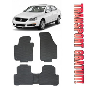 Volkswagen Passat B6 (2005-2015) Set 5 covorase auto cauciuc Exclusive Line pentru