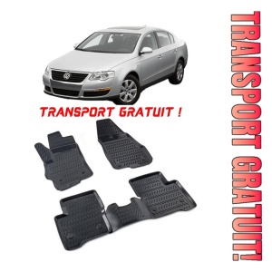 Volkswagen Passat B7 2010-2015 Set 4 covorase auto din cauciuc tip tavita premium line 3D - Transport Gratuit!