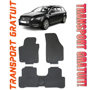 Volkswagen Passat B7 (2010-2015) Set 5 covorase auto cauciuc Exclusive Line pentru