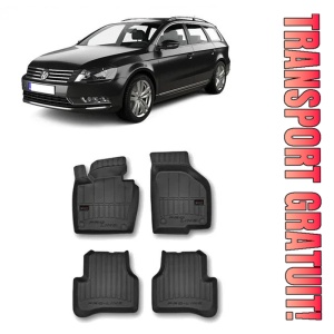 Volkswagen Passat B7, Combi, Din 10.2010 - 11.2014 , Set Covorase Auto Tip Tavita Premium 3D, din cauciuc