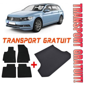 Volkswagen Passat B8 din 12.2014 - Prezent Combi *2 , Set Covorase + tavita portbagaj auto