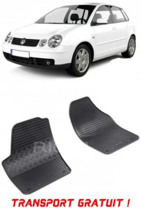 Volkswagen Polo IV, Hatchback, fabricat din 11.2001 - 2009, 2 Locuri, set covorase auto dedicate, din cauciuc 100% Premium - Transport Gratuit accesorii pentru autoturismul tau - masina v37331