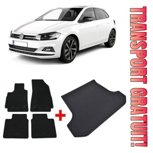 Volkswagen Polo V din 10.2017 - Prezent Hatchback *1 , Set Covorase + tavita portbagaj auto