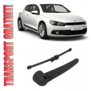 Volkswagen Scirocco III Brat stergator pentru luneta spate cu lamela 250 mm, compatibil cu Volkswagen Scirocco III Hatchback fabricat intre 2010-2017, calitate extra