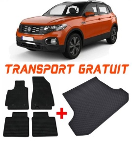 Volkswagen T-Cross din 04.2019 - Prezent Suv *2 , Set Covorase + tavita portbagaj auto accesorii pentru autoturismul tau - masina v412