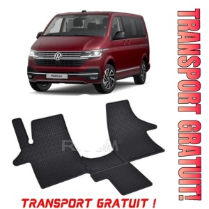 Volkswagen T6 MultIVan fabricat din 2019 - Prezent, Van, set covorase auto dedicate, din cauciuc 100% Premium - Transport Gratuit