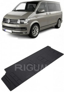 Volkswagen T6 MultIVan, Van, fabricat din 06.2015 - Prezent, Rand 2, set covorase auto dedicate, din cauciuc 100% Premium accesorii pentru autoturismul tau - masina v154514