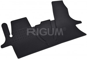 Volkswagen T6 Transporter fabricat din 2019 - Prezent, Van, 2-3 Locuri, set covorase auto dedicate, din cauciuc 100% Premium accesorii pentru autoturismul tau - masina v150767