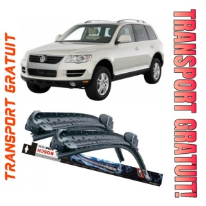 Volkswagen Touareg Set 2 stergatoare parbriz Bosch Bosch Aerotwin 65 cm/65 cm compatibile cu Volkswagen Touareg (7La, 7L6, 7L7) din 2003-2010 (65 cm / 65 cm)