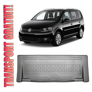 Volkswagen Touran I, Van, Din 03.2003 - 08.2015, Rand 3 , Set Covorase Auto Tip Tavita Premium 3D, din cauciuc