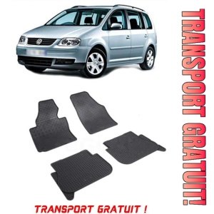 Volkswagen Touran II, Van, fabricat din 09.2015 - Prezent, set covorase auto dedicate, din cauciuc 100% Premium - Transport Gratuit