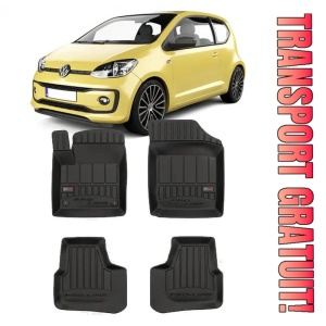 Volkswagen Up!, Hatchback, Din 09.2011 - Prezent , Set Covorase Auto Tip Tavita Premium 3D, din cauciuc