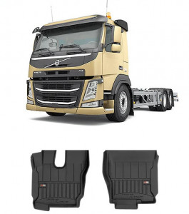 Volvo Fm2 Din 2001 - Prezent, Truck , Set Covorase Auto Tip Tavita Premium 3D, din cauciuc accesorii pentru autoturismul tau - masina v165390