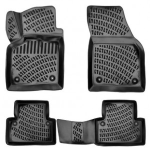 Volvo S40 (II) 2004-2012 Set 4 covorase auto din cauciuc tip tavita premium line 3D accesorii pentru autoturismul tau - masina v242018