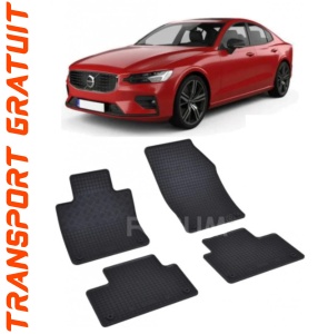 Volvo S60 III fabricat din 10.2018 - Prezent, Sedan, set covorase auto dedicate, din cauciuc 100% Premium accesorii pentru autoturismul tau - masina v150054