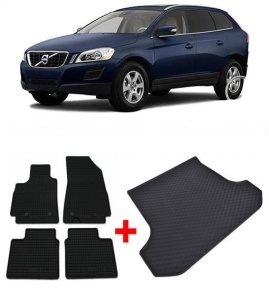 Volvo Xc60 I Suv din 10.2008 - 06.2017 *1, Set Covorase + tavita portbagaj auto - Img 2