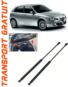 Alfa Romeo 147 Set 2 amortizoare pentru portbagaj / haion Krosno compatibil cu Alfa Romeo 147 Hatchback fabricat intre 2001-2010 accesorii pentru autoturismul tau - masina v89976