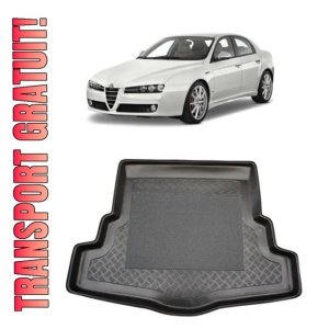 Alfa Romeo 159 Sedan din 09.2005 - 2011, Tavita Pentru Portbagaj Lux Premium Dedicata, Fara Roata Rezerva *1