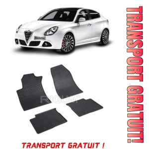 Alfa Romeo Giulietta, Hatchback, fabricat din 05.2010 - Prezent, set covorase auto dedicate, din cauciuc 100% Premium - Transport Gratuit