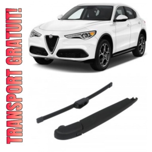 Alfa Romeo Stelvio Brat stergator pentru luneta spate cu lamela 330 mm, compatibil cu Alfa Romeo Stelvio SUV fabricat intre 2017, calitate extra