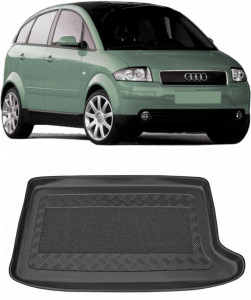 Audi A2 8Z Hatchback din 1999 - 2005, Tavita Pentru Portbagaj Lux Premium Dedicata, Portbagaj Superior Cu Roata Rezerva *1 accesorii pentru autoturismul tau - masina v198876