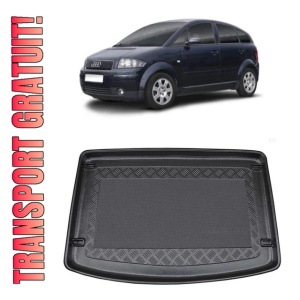 Audi A2 8Z Hatchback din 1999 - 2005, Tavita Pentru Portbagaj Lux Premium Dedicata, Portbagaj Inferior Kit Reparatie *1