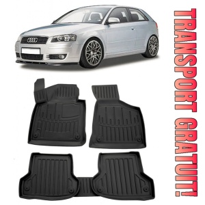 Audi A3 (8P) (2003-2012) Set covorase auto cauciuc G.Modern Line 3D