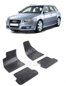 Audi A4 B7, Combi, fabricat din 11.2004 - 03.2008, set covorase auto dedicate, din cauciuc 100% Premium accesorii pentru autoturismul tau - masina v156786