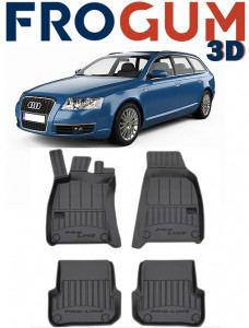 Audi A6 C6 Din 03.2006 - 2011 , Set Covorase Auto Tip Tavita Premium 3D, din cauciuc accesorii pentru autoturismul tau - masina v169661