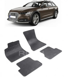 Audi A6 C7, Combi, fabricat din 09.2011 - 08.2018, set covorase auto dedicate, din cauciuc 100% Premium accesorii pentru autoturismul tau - masina v156454