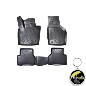 Audi Q3 I (8U) 2011-2018 Set 4 covorase auto din cauciuc tip tavita premium line 3D accesorii pentru autoturismul tau - masina v242529