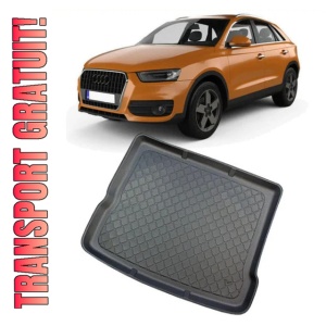 Audi Q3 I Suv din 08.2011 - 06.2018, Tavita Pentru Portbagaj Lux Premium Dedicata, Portbagaj Superior Roata Rezerva Ingusta *2