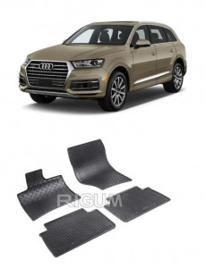 Audi Q7 4L, Suv, fabricat din 03.2006 - 05.2015, set covorase auto dedicate, din cauciuc 100% Premium accesorii pentru autoturismul tau - masina v158885