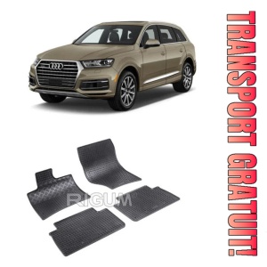 Audi Q7 4L, Suv, fabricat din 03.2006 - 05.2015, set covorase auto dedicate, din cauciuc 100% Premium